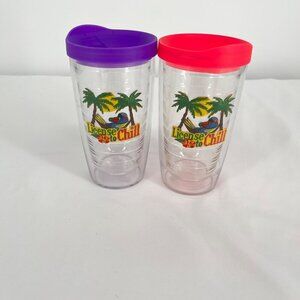 Tervis License To‎ Chill 16oz Insulated Tumblers With Lids